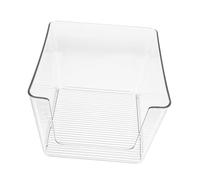 LIFKOME Boîte de Rangement Transparente Plastique Épais Bac Multifonction pour Chambre et Bureau Organisateur pour Documents pour École et Bibliothèque
