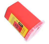 LIFKOME Boîte de Recyclage Lames Rasoir Plastique Abs avec Couvercle Sécurisé Conteneur de Collecte Usage Professionnel pour Salons et Barbiers Dispositif Sûr Stockage Pratique et Robuste