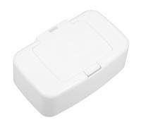 LIFKOME Boîte Distributrice de Lingettes Rechargeables en Pp Blanc, Portable et Pratique Maison, pour Chambre et Salle de Bain