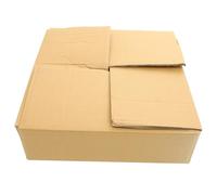 LIFKOME Boîte en Carton Ondulé Compartimentée 345X345X105 MM 9 Compartiments 82X82X80 MM Résistante aux Chocs pour Cartons d'Emballage Vaisselle et Caisses à Vin pour Déménagement et