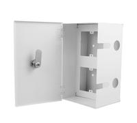 LIFKOME Boîtier de Prise Électrique Antivol en Acier Inoxydable, Boîte de Jonction Murale Verrouillable à 2 Chiffres, Étanche et Résistante aux Intempéries, Protection Prise Extérieure