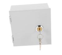 LIFKOME Boîtier Électrique Extérieur Acier Inoxydable avec Serrure et Clés Protection Vol pour Prises Couvercle de Sécurité Étanche pour Interrupteur Boîte de Jonction