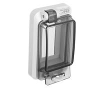 LIFKOME Boîtier Étanche Transparent pour Disjoncteur Protection Extérieure pour Boîte de Jonction Électrique Couverture de Sécurité pour Station de Charge et Zones Industrielles