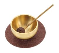 LIFKOME Bol de Bain Sonore Métallique avec Maillet et Coussin, Conçu pour la Méditation et la Guérison Énergétique, Offre des Tons Purs
