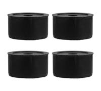 LIFKOME Bouchons de Rechange DIY Kit de 4 en Plastique Noir Accessoires Robustes et Design pour Poteau d'arbre à Chat pour Tronc à Griffer Chat M8