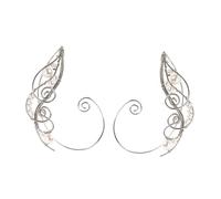 LIFKOME Boucles D'oreilles à Clip Elfe Fantaisie, Manchette D'oreille sans Perçage en Alliage Léger, Bijoux Femme pour Cosplay et Tenue Quotidienne, Paire Élégante et Rétro