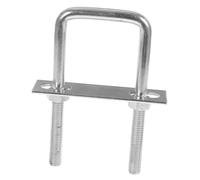 LIFKOME Boulon U Carré Galvanisé Acier Fixation Robuste pour Remorque Bateau Tuyau et Structure Aluminium Haute Dureté Antidéformation Usage Industriel et