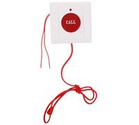 LIFKOME Bouton Appel Mural Sos pour Seniors et Patients Urgence Rapide Dispositif et Pratique pour Aide Immédiate Montage Mural Gain de Place Adapté Aux Personnes Âgées