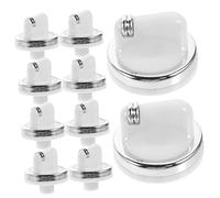 LIFKOME Bouton Rotatif pour Chauffe-eau à Gaz en Plastique Résistant à Haute Température Réglable Accessoires de Remplacement pour Vanne Commande 10 Pièces Usage Domestique Hiver Été