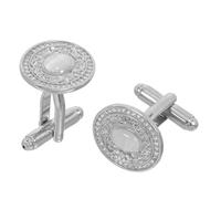 LIFKOME Boutons De Manchette Rétro Boutons De Manchette Ronds Accessoires De Costume pour Hommes Bijoux De Costume
