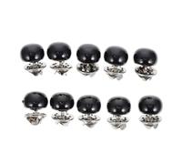 LIFKOME Boutons-pression Invisibles Noirs 10 Pcs pour Vêtements Femme, Accessoires de Sécurité pour Cols, Châles et Cardigans, Broches Anti-espionnage sans Couture, Fixation Discrète