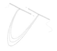 LIFKOME Bracelet Bras Femme Cristal Multi-couches avec Breloques Bracelet Manchette Ouvert Élégant pour Soirée Plage