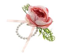 LIFKOME Bracelet De Poignet En Perles Voile De Fleurs Hortensia Strass Jarretelles De Mariée Bandeau Décoration Chapeau De Mariée Enterrement De Vie De Jeune Fille