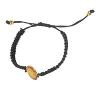 LIFKOME Bracelet Saint Benoît Réglable en Alliage et Corde, Léger et Portable, Style Élégant, pour Accompagner Tenues Formelles ou Décontractées