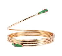 LIFKOME Bracelet Serpent Réglable Doré Bracelet Manchette Mode Femme Accessoire Charme Punk Ajustable Bras Élégant pour Toutes Âges
