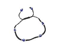 LIFKOME Bracelet Tissé Fait Main Pour Femmes Et Hommes Bracelet En Ficelle Perle Mauvais Œil Réglable Bijoux De Mode Pour De Couple