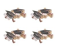 LIFKOME Breloques Chapeau de Diplômé en Alliage 50 Pièces 21x23 Mm 1,4 G Pendentifs pour Bracelets Colliers Décorations Cérémonie Remise de Diplômes Souvenirs Académiques
