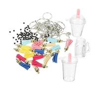 LIFKOME Breloques Tasse À Boire Mini Set Pendentif Boucles D'oreilles Bricolage Craft Artisanat Bijoux Personnalisé