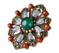 LIFKOME Broche En Fleur Rétro Créative En Métal Pour Femme Décoration Ornement Élégante Robe, Écharpe, Manteau Accessoire Mode Vintage Medium