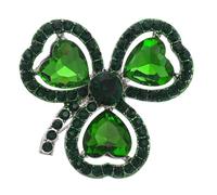 LIFKOME Broche Trèfle St. broche de jour de patrick maxi pour les femmes broche tournesol goupille épingle à nourrice épinglette de vêtements broche pour vêtements Alliage de zinc Green