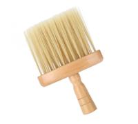 LIFKOME Brosse à Cheveux Professionnelle à Poils Doux avec Manche Bois Balai Cou Multi-usage pour Salon et Domicile Nettoyage Cheveux et Dépoussiérage Facile