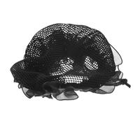 LIFKOME Bun Hair Tie Élastique Avec Filet Pour Chignon De Ballet Accessoire De Danse Pour Filles Avec Design Et Bord Floral