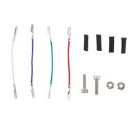 LIFKOME Câble de Remplacement pour Platine Vinyle en Cuivre et Plastique, Kit Fiable pour Cellule Stéréo, Accessoires Solide pour Tourne-disques Classiques