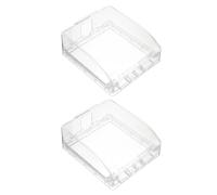 LIFKOME Cache Lot de 2 Pièces de Protection Transparent Étanche et Résistant aux Intempéries pour Sonnette Extérieure en Plastique pour Contrôle D'accès et Machines de Pointage