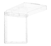 LIFKOME Cache-Prise Étanche Type 86 Joint Renforcé Protection Murale Adhésive pour Prise Électrique Extérieure Boîtier Compact en Plastique Résistant pour Jardin et Piscine