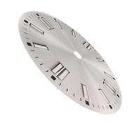 LIFKOME Cadran Montre Lumineux Vert Motif Solaire Compatible Mouvement Rechange Rond pour Remplacement et Collection Horlogère