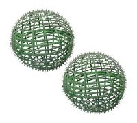 LIFKOME Cadre de Support en Plastique Vert Lisse sans Bavures 2 Pièces pour Boule Topiaire pour Décoration de Mariage et Jardin