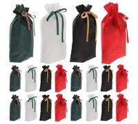 LIFKOME Candy Bags 20pcs Non-Woven Drawstring Pouches for Packaging Candies, Portable Multi-Functional Bags for Party and