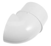 LIFKOME Capuchon de Ventilation Mural Installation Facile Anti-vent en Pvc Blanc et Design Minimaliste pour Hotte Cuisine pour Conduit D'évacuation Extérieur