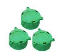 LIFKOME Capuchons de Crochet de Remorque Vert en Plastique, Lot de 3, Protection Étanche L'eau pour Connecteur 13 Broches, Cache-attelage Résistant et Pratique