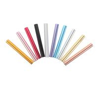 LIFKOME Capuchons Métalliques pour Stylo à Manucure 10 Pièces Multicolores Protection Hermétique Anti-Poussière pour Pinceaux et Vernis à Ongles Accessoire Professionnel et Domicile