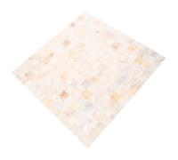 LIFKOME Carrelage Autocollant sans Joint Blanc Naturel Brique Murale Adhésive pour Décoration Salon Cuisine Salle de Bain et DIY Sol Facile à Poser