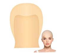 LIFKOME Casquette Chauve Latex Réaliste pour Adulte Accessoire Costume Moine Unique Léger et Confortable Imitation Chevelu Naturelle Bonnet Perruque Chauve pour Cosplay et Théâtre