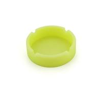 LIFKOME Cendrier Rond Silicone Lumineux Résistant Chaleur Incassable Supports pour Cigare pour Fumeur Intérieur et Extérieur