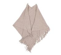 LIFKOME Châle Tricoté Hiver Pour Femmes Poncho Cape Confortable Et Élégant Accessoire Mode Pour Jours Froids Unique