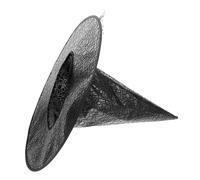 LIFKOME Chapeau avec Voile Noir et Rose Élégant pour Halloween Adulte et Garçon Fille Accessoire Costume Cosplay Confortable pour Fêtes à Thème