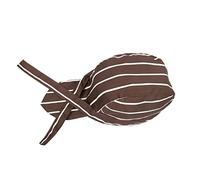 LIFKOME Chapeau de Chef la Cuisine Marron Pirate, Casquette Serveur Travail Confortable, Coton Respirant, Uni, Adapté aux Professionnels Restauration, Usage Cuisine et Service, Taille