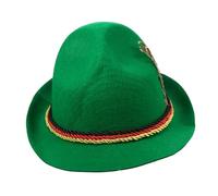 LIFKOME Chapeau Panama Créatif Jazz Vert pour Halloween et Oktoberfest Casquette Festive Unisexe et Confortable pour Fête et Décoration