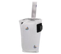 LIFKOME Chauffe-biberon Usb Portable Pour Bébé, Étui Chauffant Gris Arc-en-ciel, Réglage 3 Niveaux, Compatible Avec La Plupart Des Biberons, Chauffe-biberon De Voyage Facile à Transporter