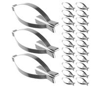 LIFKOME Clips à Ressort Fixation Sécurisée en Acier Inoxydable Lot de 60 Résistants aux Intempéries pour Moustiquaire de Fenêtre pour Cadres D'écran Lors D'installations et Entretiens