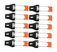 LIFKOME Clips à Ressort pour Plafonniers Encastrés Fixations Métalliques Robustes pour Lumières de Plafond et Ventilateurs Montage Rapide et Sécurisé des Éclairages Intérieurs