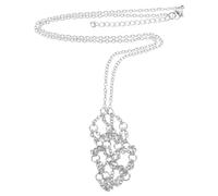 LIFKOME Collier Cage Cristal Avec Pendentif Support Pour Collier Cordons Pour Création De Bijoux