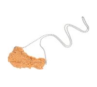 LIFKOME Collier Drôle Pour Les Femmes Colliers Collier Pour Les Hommes Esthétique Collier Mignon Pépites Frit Poulet Strass Femmes Filles Collier Femme Collier Pour Femme Acier Inoxydable