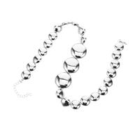 LIFKOME collier géométrique écharpe chèche charbonnier feist feminicene col pour femme accessoires rétro colliers pour femmes collier femme de cou des années 90 Alliage de zinc Silver