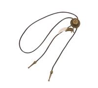 LIFKOME Collier Long Style Western pour Homme et Femme Pendentif Dent Vintage Chaîne Corde Hypoallergénique Cravate Bolo Cowboy Accessoire Mode Polyvalent pour Pull et Chemise
