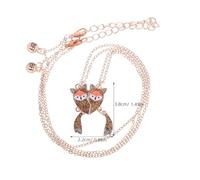 LIFKOME Collier Magnétique Garçon Fille Pendentif Cœur Renard Puzzle Doré et Confortable Collier Amitié pour et Tout Petits Sûr et Mignon